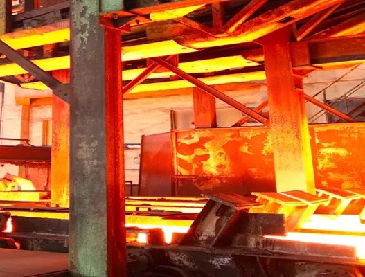 Iron, steel, orange, hot